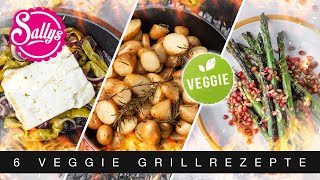 6 Grill Rezepte  Grillparty  auch veggie  Sallys Welt [upl. by Gannie894]