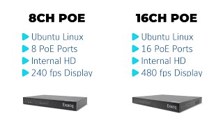 exacqVision GSeries PoE Quick Start Video [upl. by Enyrhtac]