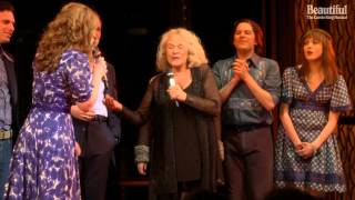 Carole King performs with the Cast of Beautiful live on stage [upl. by Holzman]