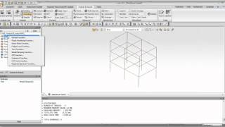 Response Spectrum analysis Tutorial on steel brace frame with midas NFX [upl. by Nichani359]