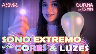 ASMR CLÍNICA DO SONO INTENSO 💜 ARREPIOS e SONO EXTREMO Luzes Sons l ASMR BR Durma em 15 Min [upl. by Perretta]