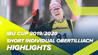 Obertilliach Highlights Women Short Individual IBU Cup 20192020 [upl. by Yleek341]