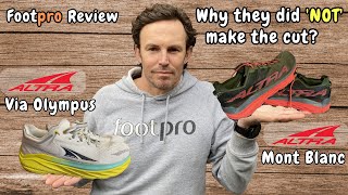 ALTRA Via Olympus amp Mont Blanc reviewed and why they did not make it into our shoe range at Footpro [upl. by Ynamreg]