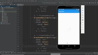 Flutter Tutorials  26 Drop Down  In Urdu By Sufyan Khurshid [upl. by Arymahs]