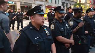 This is what NYC police officers do to PEACEFUL Gaza supporters [upl. by Norm810]