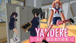 GLITCHED OSANA SMOKE BOMBS amp STUFFING LOSERS INTO LOCKERS  Yandere Simulator [upl. by Seve647]