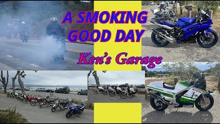 2 STROKE MEET AND RIDE TO SANTA CRUZ  WARNING THERE IS A LOT OF SMOKE IN THIS VIDEO [upl. by Danielson]