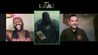 Loki Star DeObia Oparei On Playing Boastful Loki Becoming A Funko Pop Alligator Loki Scene amp More [upl. by Ueik]