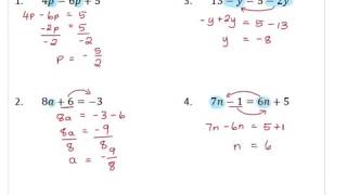 Inleiding tot Algebraïese Vergelykings Gr 9 [upl. by Gniliem551]