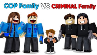 CRIMINAL Family vs COP Family Brookhaven RP [upl. by Aneerhs]