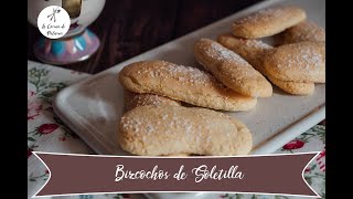 Bizcochos de Soletilla Vainillas  Recetas Rápidas y Sencillas [upl. by Subak]