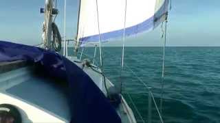 First sail in Westerly Centaur  Littlehampton to Chichester Harbour [upl. by Kcirderf]