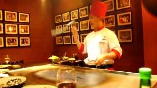 Teppanyaki Benihana Al Bustan Rotana Dubai [upl. by Arahsak]