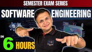 Complete Software Engineering in one shot  Semester Exam  Hindi [upl. by Ahsirtap]