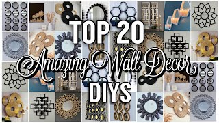 TOP 20 DIYs TO TRY IN 2024  Dollar Tree Wall Decor DIY Hacks to try this New Year [upl. by Ainoz]