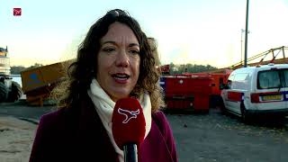 Aanleg stadsstrand op Esplanade in Almere begonnen [upl. by Hanid]