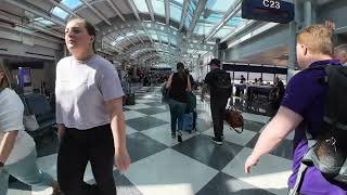 Inside Terminal 1 at OHare Airport United Airlines Experience [upl. by Atnoed923]