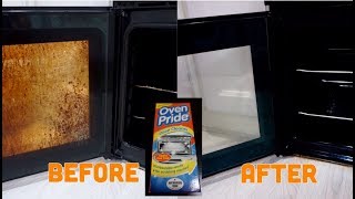 HOW TO CLEAN OVEN USING OVEN PRIDE DEEP CLEANER [upl. by Aitnahs]