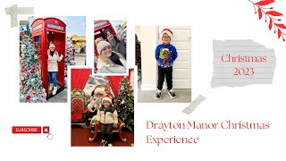 Drayton Manor Christmas Experience 2023 [upl. by Ajroj279]