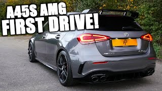 FIRST DRIVE in my A45S AMG [upl. by Nnor]