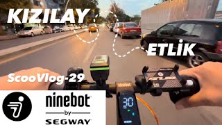 Elektrikli Scooter’la 10 Km’lik Sürüş  ScooVlog29  Segway Ninebot F2 Pro [upl. by Savannah228]