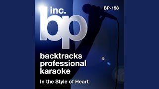 These Dreams Karaoke Instrumental Track In the Style of Heart [upl. by Milford]