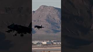 AV8B Harrier Vertical Landing Green Flag • Nellis AFB [upl. by Derraj]