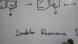 Indole resonance [upl. by Acirrej]