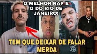 SPINARDI FALA QUE O RAP DO RIO DE JANEIRO TA MELHOR DO QUE O DE SP [upl. by Nady]