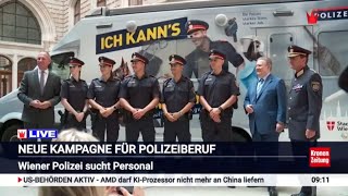 Wien Energie Einigung auf Darlehen amp Polizei sucht Personal Die News zum 01092022 bei Krone LIVE [upl. by Niwrad354]