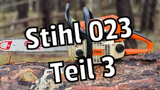 Stihl 023  Vergaser  Tankentlüftung  Testlauf  Teil 3 [upl. by Ennaeirrac]