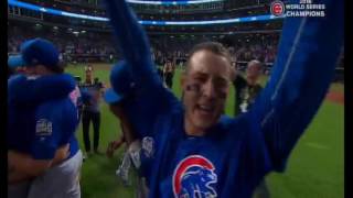 Cubs  Indians World Series Game 7 Final Out [upl. by Cochran]