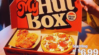 PIZZA HUT  PIZZA HUT COMMERCIAL 2024  PIZZA HUT MY HUT BOX 699  THINGS JUST GOT PERSONAL [upl. by Wynn]