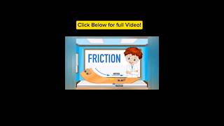 What is Friction🚴Learning for Kidsfrictionjuniorscienceeducationlearning videoforceshorts [upl. by Hirst]