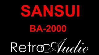 Sansui BA2000 [upl. by Rheba479]