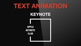 046 Apple Keynote Tutorial Make Animated Text in Keynote Animation Principle StayHome WithMe [upl. by Werdn]