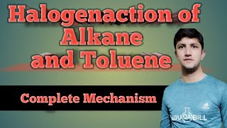 Chemical Reaction of Alkane Halogenation of Toluene with mechanisms [upl. by Tyler]