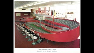 Slot Car 124 Racing Action on the Vintage AMCRC ARISTOCRAT Historical Track [upl. by Ailemac593]