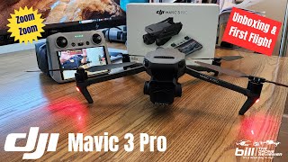 DJI Mavic 3 Pro Unboxing amp First Flight [upl. by Demakis240]