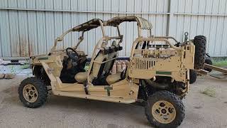 Tactical Military Polaris M RZR Diesel IRBlackout Capable [upl. by Joaquin]