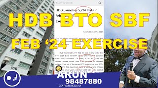 HDB BTO amp SBF Exercise Feb 2024 is on now Go register [upl. by Oremodlab]