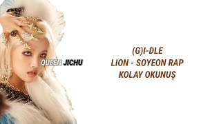 gidle  lion  soyeon rap •kolay okunuş• [upl. by Rozamond]