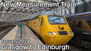 New Measurement Train Drivers Eye View Glasgow Central to Edinburgh via Carstairs [upl. by Ermengarde37]