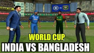 INDIA VS BANGLADESH WORLD CUP MATCH IN REAL CRICKET 19 EXPERT MODE [upl. by Nester]