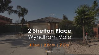 2 Stretton Place Wyndham Vale  Property Walk Thru Video  Hodges Werribee [upl. by Saks]