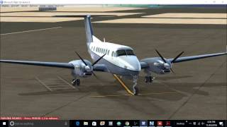 FSX Carenado Beechcraft King Air 350i Tutorial Part 1 Cold amp dark to airborne and climbing [upl. by Cassi]