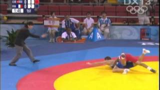 Greco Roman Wrestling Technique Highlights from Beijing OlympicsPart 2 [upl. by Leakcim192]