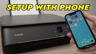 How to Setup Canon TS6420a amp TS5320a Printer With Smart Phone [upl. by Atneciv978]