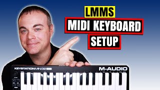 How to use Midi Keyboard in LMMS Tutorial [upl. by Arnst907]