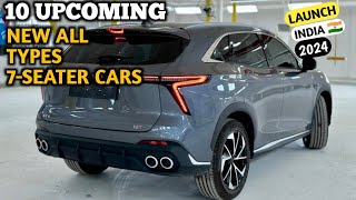 10 Upcoming All 7 Seater Cars Launch In 🇮🇳 India 2024  Features Launch Date  Upcoming Cars [upl. by Brogle705]